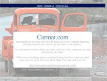 Tablet Screenshot of carmat.com
